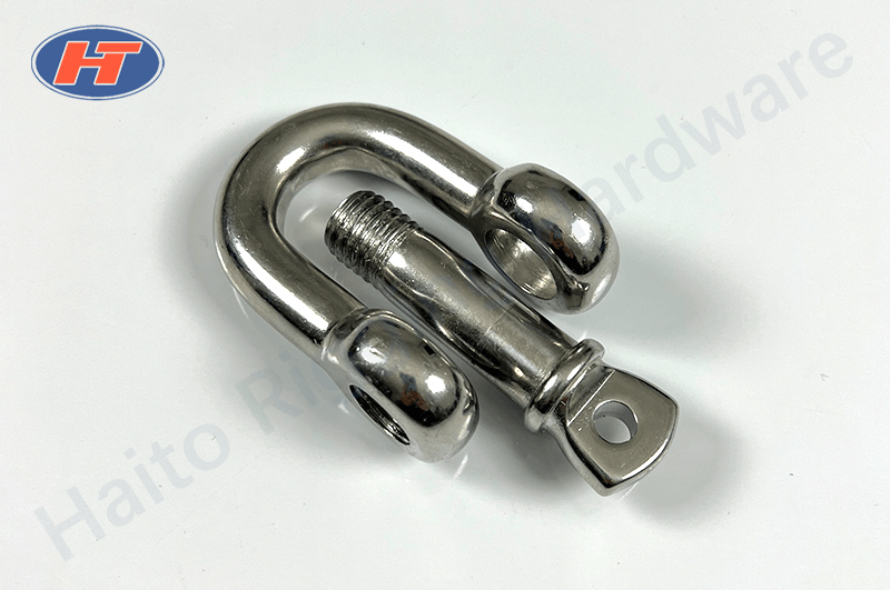 Haito Group Rigging Hardware Straight D Stainless Steel Shackle with Screw Pin-1